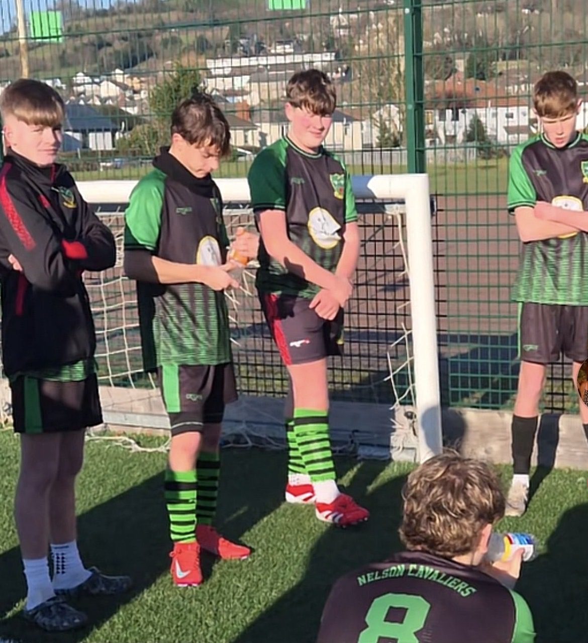 Tony O'Neill sponsored under-15s football team