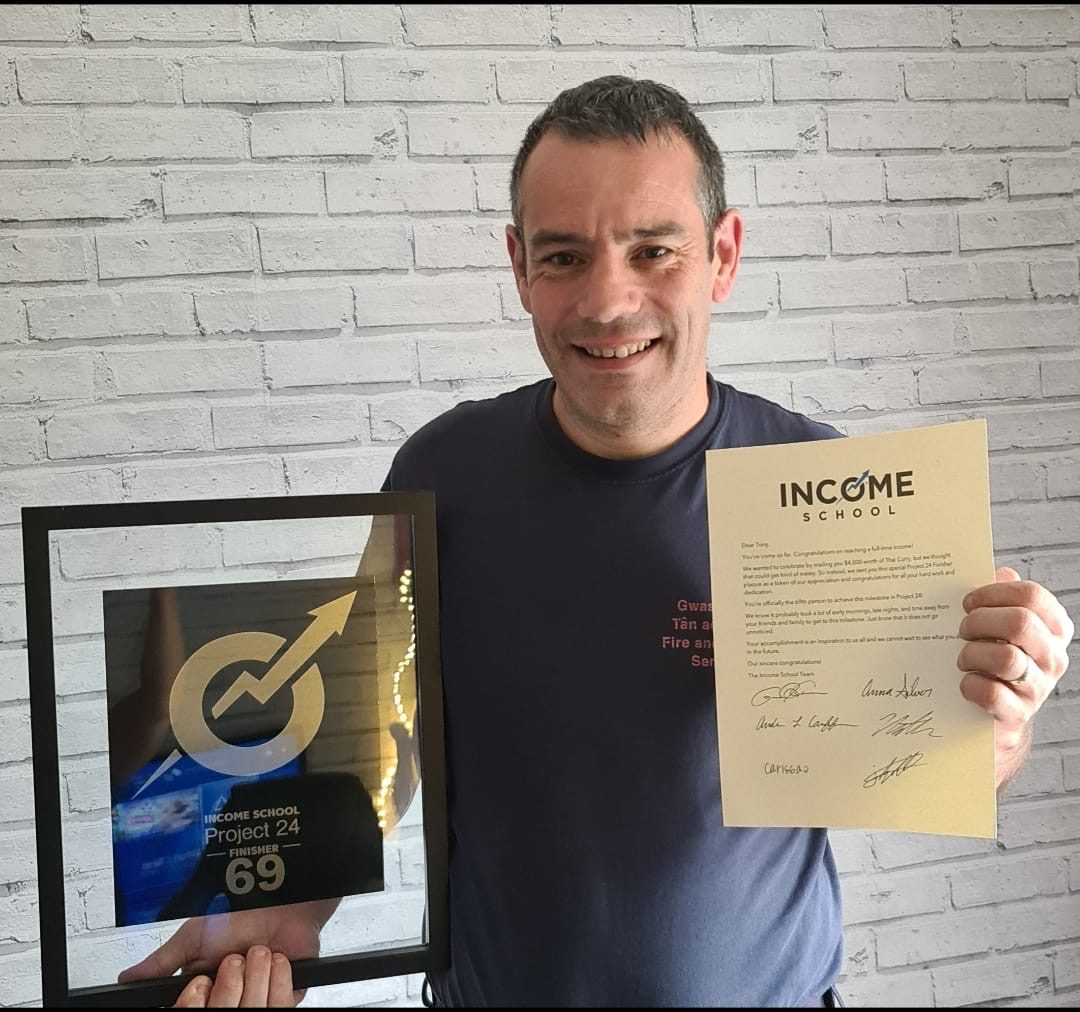 Project 24, 69th person to earn a full-time income from a website